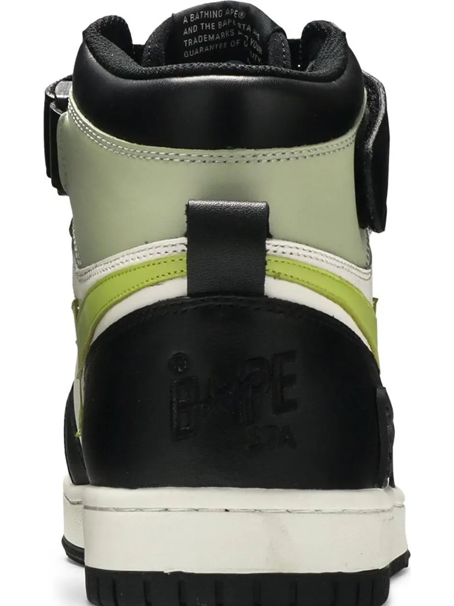 Кроссовки Block Sta High Black Lime — изображение 7 из 8, черный