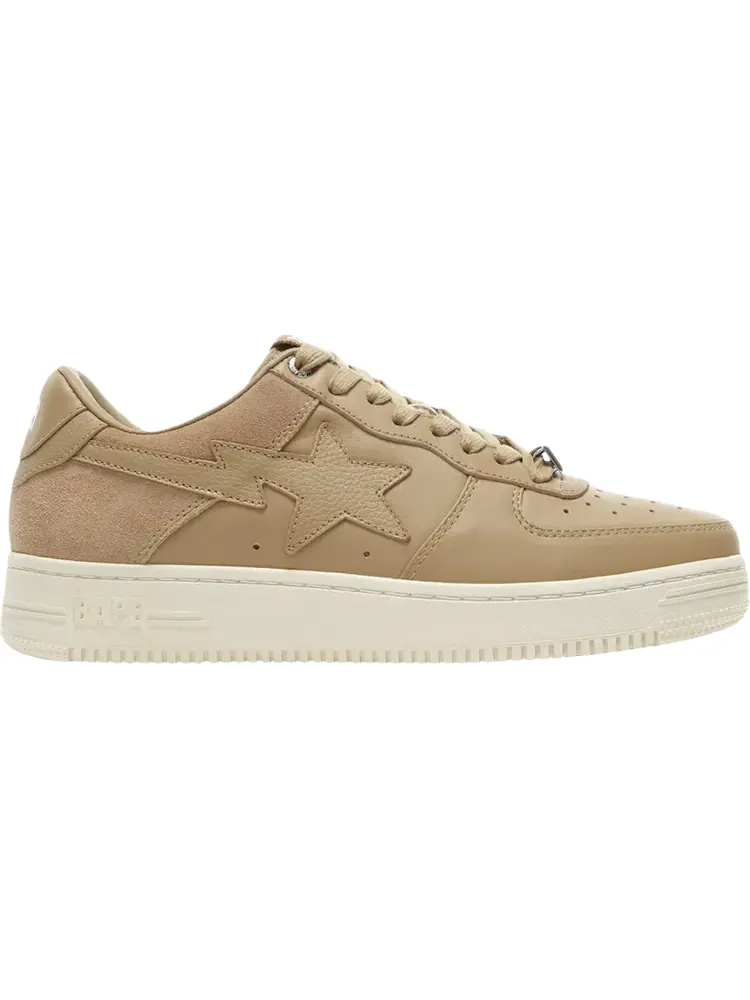 Кроссовки Bapesta Low Suede Heel - Beige — изображение 1 из 1, коричневый