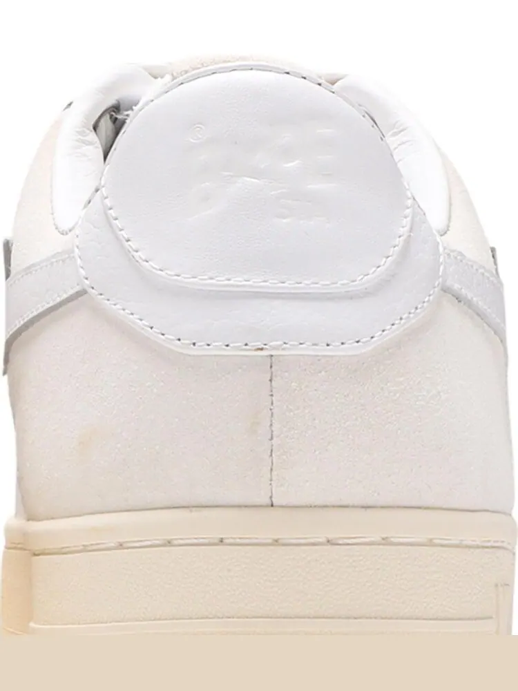 Кроссовки Bapesta Low Suede Heel - White — изображение 7 из 8, белый