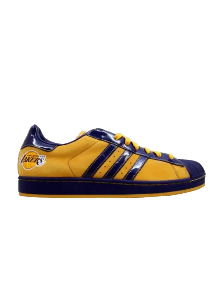 Кроссовки Adidas Superstar 'Los Angeles Lakers' — изображение 1 из 1, мульти