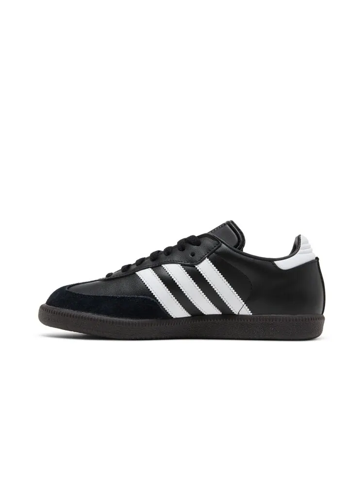 Кроссовки Adidas Samba Leather 'Core Black' — изображение 3 из 4, черный