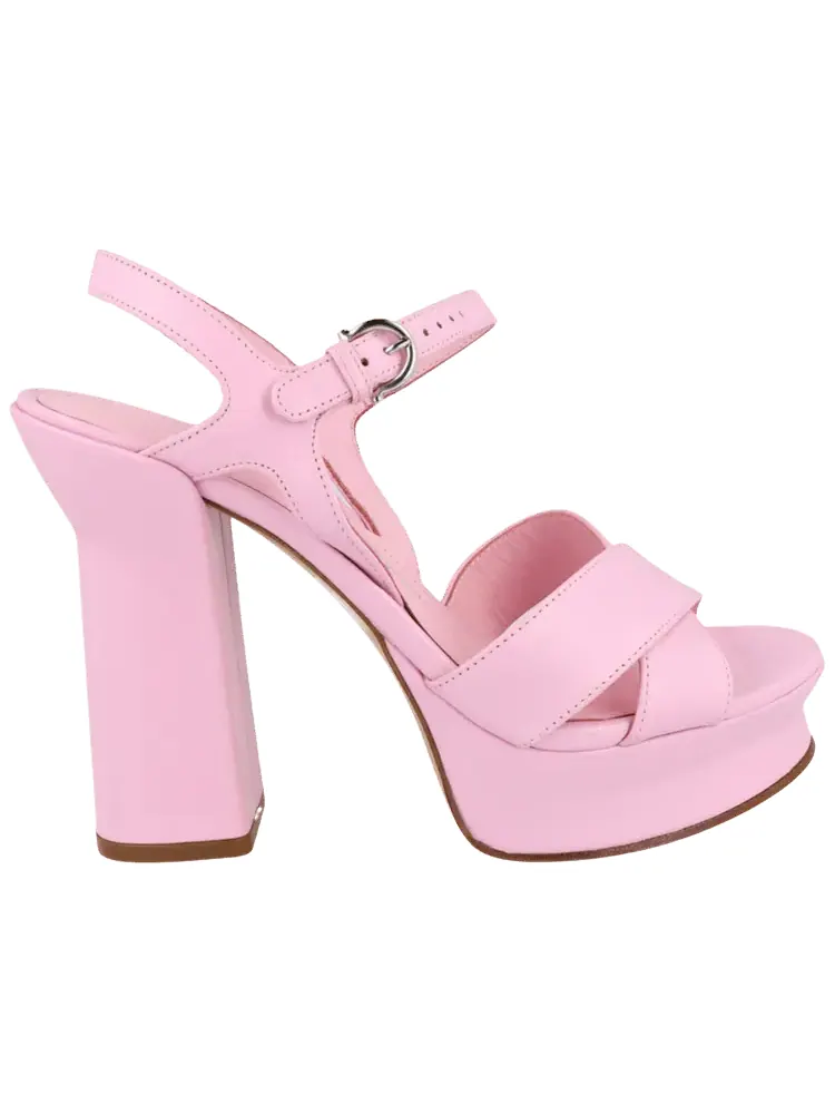 Женские кожаные сандалии на платформе Ferragamo Sonya — изображение 1 из 1, фиолетовый