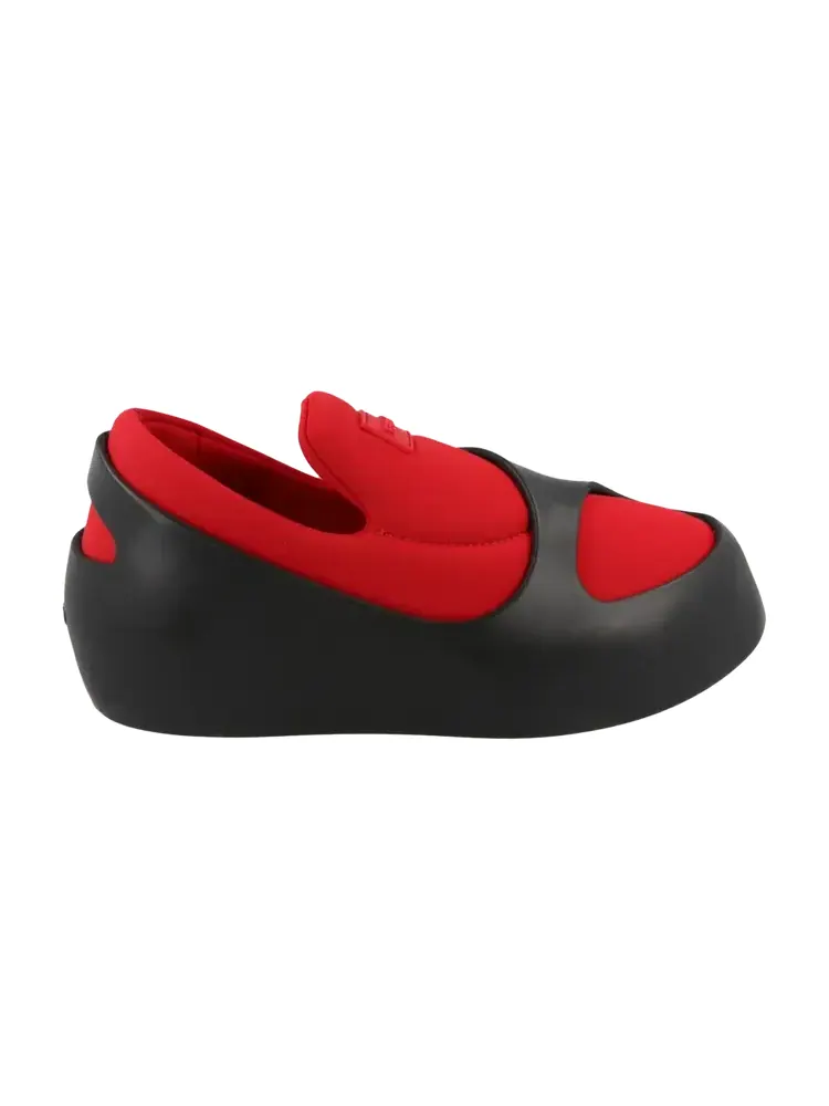 Женские слипоны Ferragamo Lunar Paneled Slip-On Sneaker — изображение 1 из 1, красный