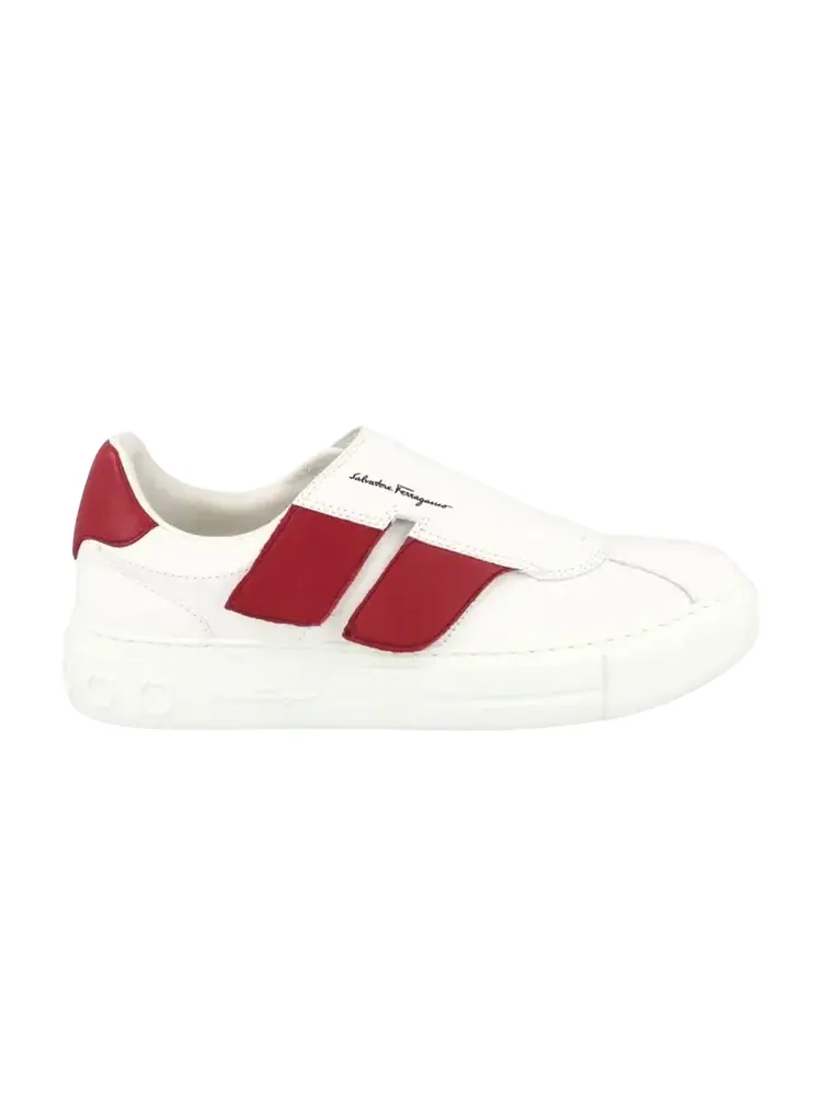 Кроссовки Ferragamo Lima Gancini Low-Top Sneaker — изображение 1 из 1, белый
