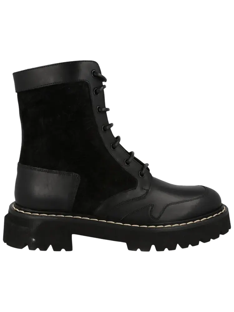 Ботинки Ferragamo Luri Combat — изображение 1 из 1, черный