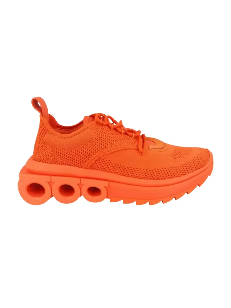 Кроссовки Ferragamo Wmns Nima Knit Low-Top Sneaker — изображение 1 из 1, оранжевый