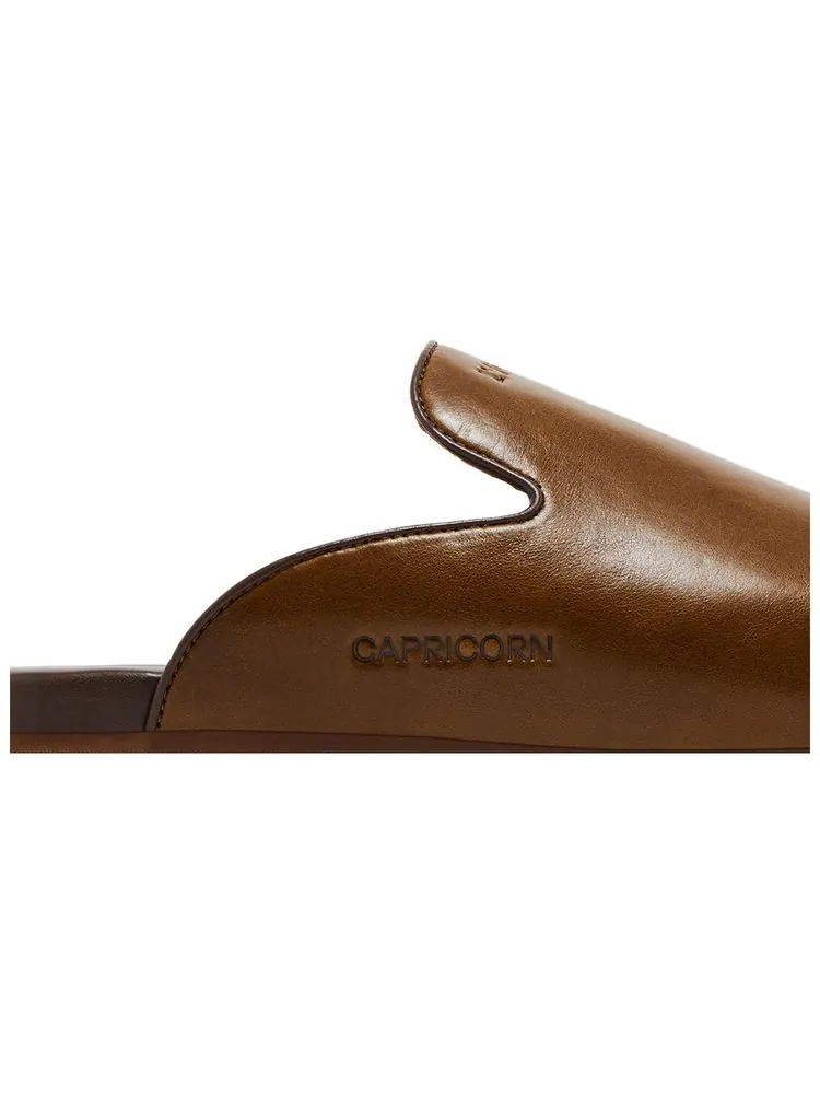 Кроссовки GOAT Horoscope Capricorn Mule Deep Brown/Deep Brown — изображение 2 из 11, коричневый