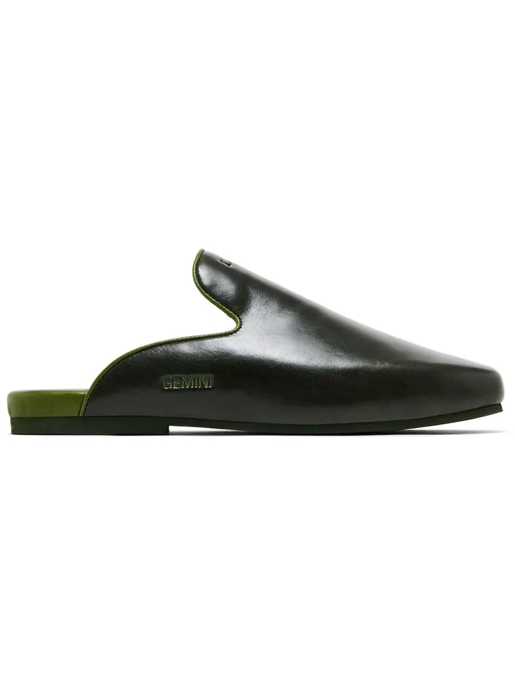 Кроссовки GOAT Horoscope Gemini Mule Forest Green/Hunter Green — зеленый