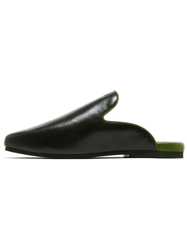 Кроссовки GOAT Horoscope Gemini Mule Forest Green/Hunter Green — изображение 3 из 11, зеленый