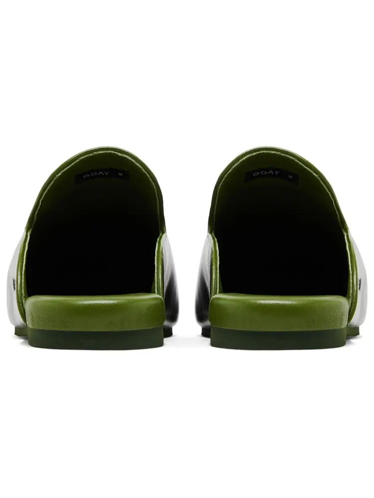 Кроссовки GOAT Horoscope Gemini Mule Forest Green/Hunter Green — изображение 6 из 11, зеленый