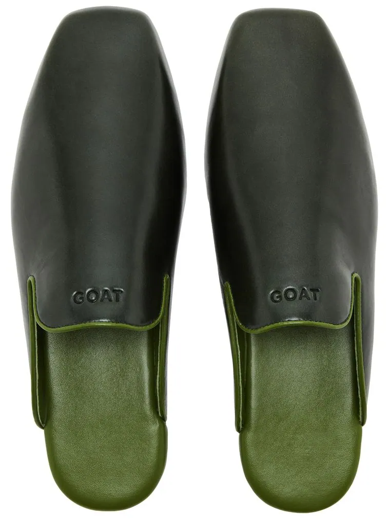 Кроссовки GOAT Horoscope Gemini Mule Forest Green/Hunter Green — изображение 9 из 11, зеленый