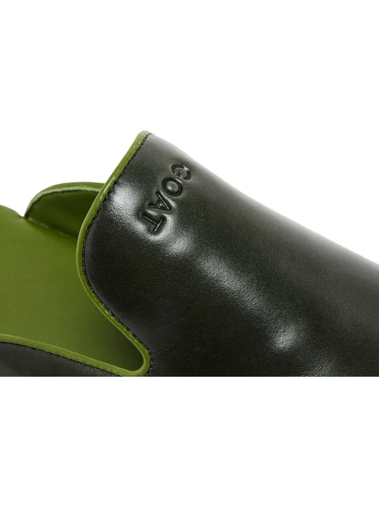 Кроссовки GOAT Horoscope Gemini Mule Forest Green/Hunter Green — изображение 10 из 11, зеленый