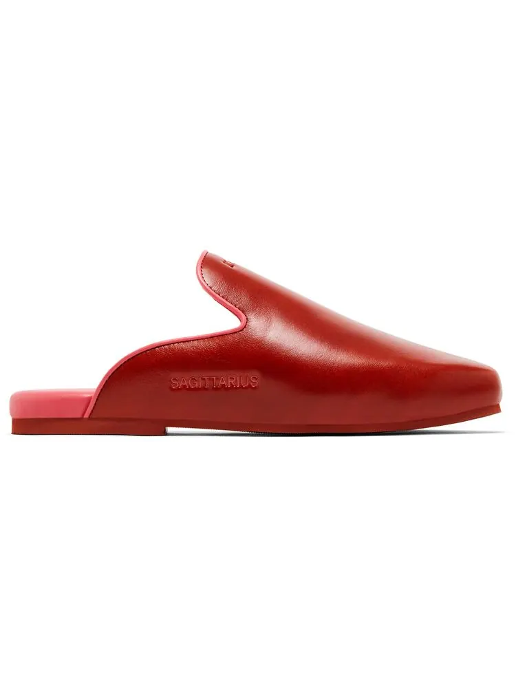 Кроссовки GOAT Horoscope Sagittarius Mule Burgundy/Blush — фиолетовый