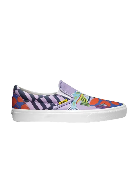 Классические слипоны (Желтая подводная лодка Beatles) Sea of Monsters Vans — изображение 1 из 1, розовый