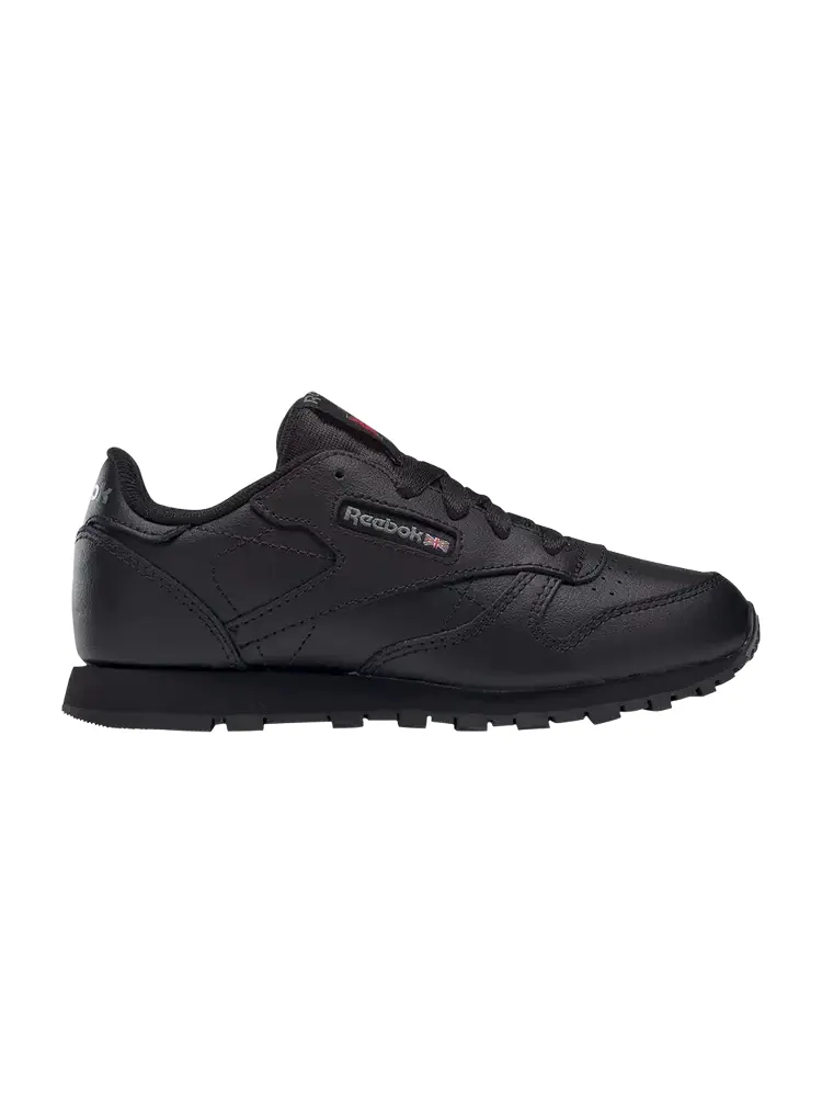 Кроссовки Reebok Classic Leather Little Kid — изображение 1 из 1, черный