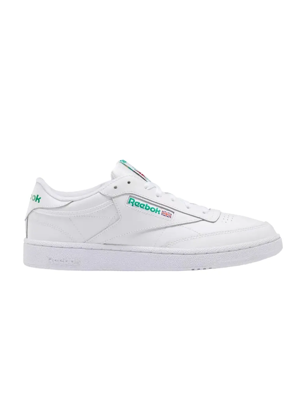 Кроссовки Club C 85 Reebok — изображение 1 из 1, белый/зеленый