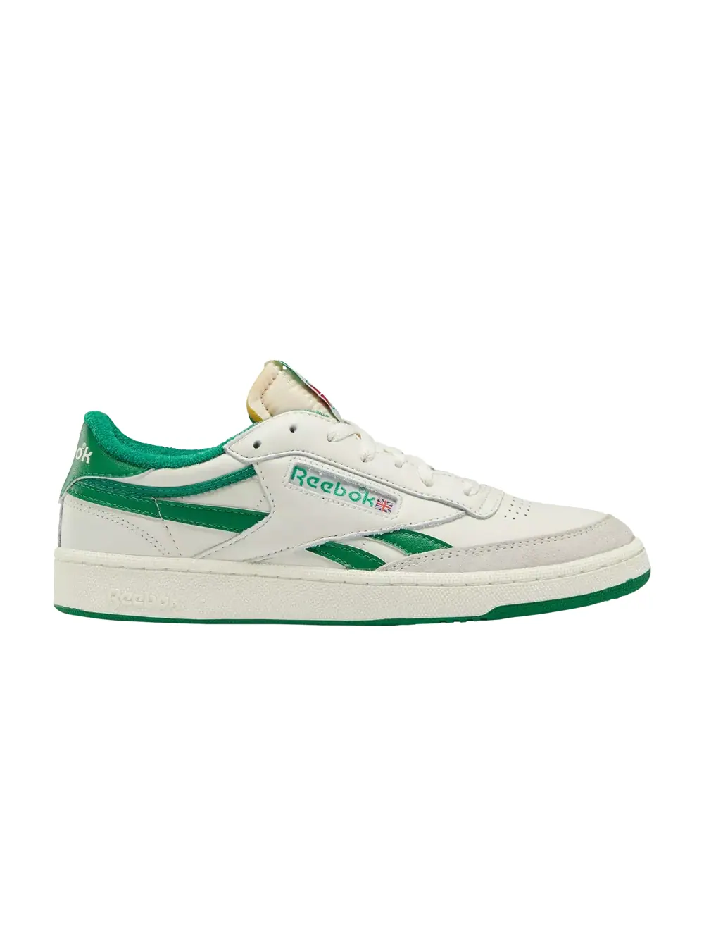Кроссовки Club C Revenge Vintage 2023 Reebok — изображение 1 из 1, белый/зеленый