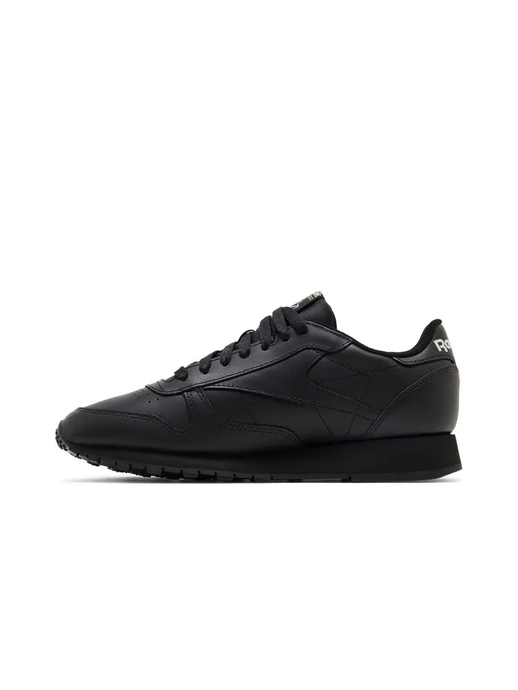 Кроссовки Reebok Classic Leather Black Pure Grey — изображение 3 из 6, черный