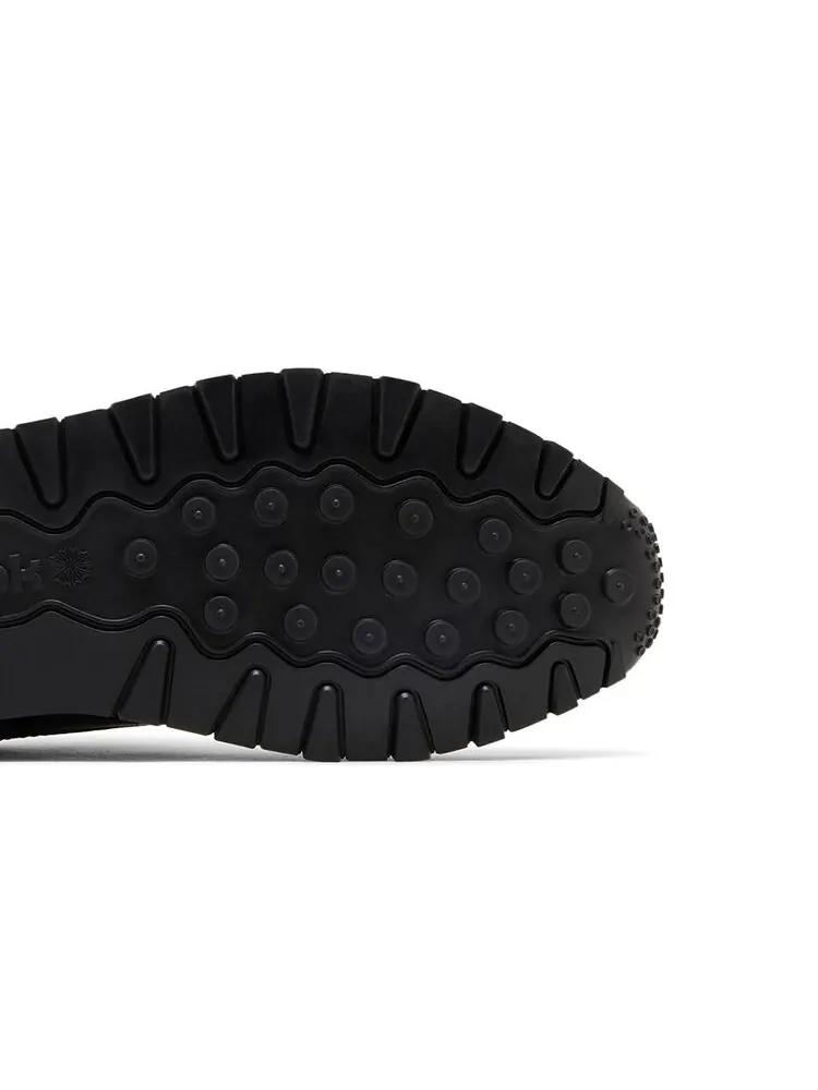 Кроссовки Reebok Classic Leather Black Pure Grey — изображение 5 из 6, черный