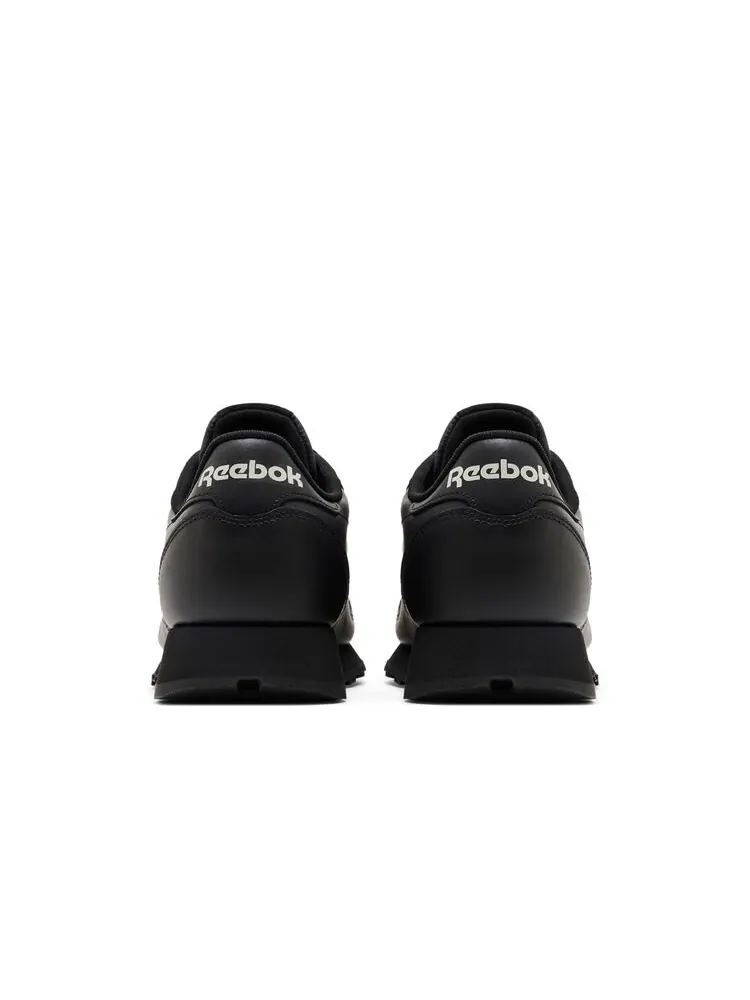 Кроссовки Reebok Classic Leather Black Pure Grey — изображение 6 из 6, черный