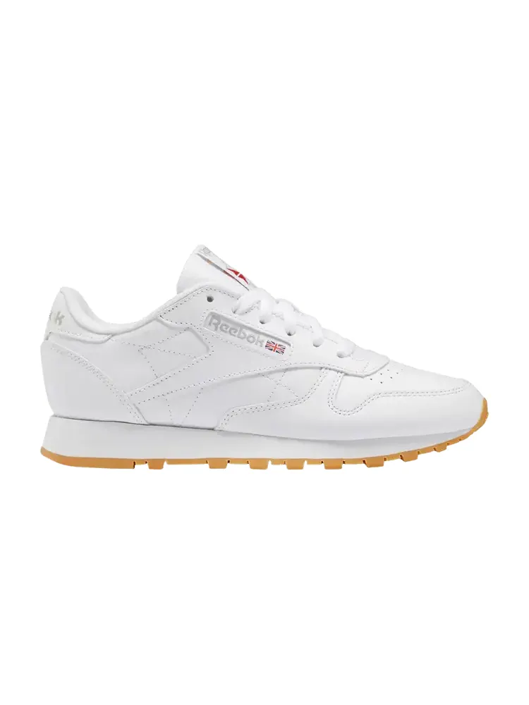 Кроссовки Reebok Wmns Classic Leather White Grey Gum — изображение 1 из 1, белый серый