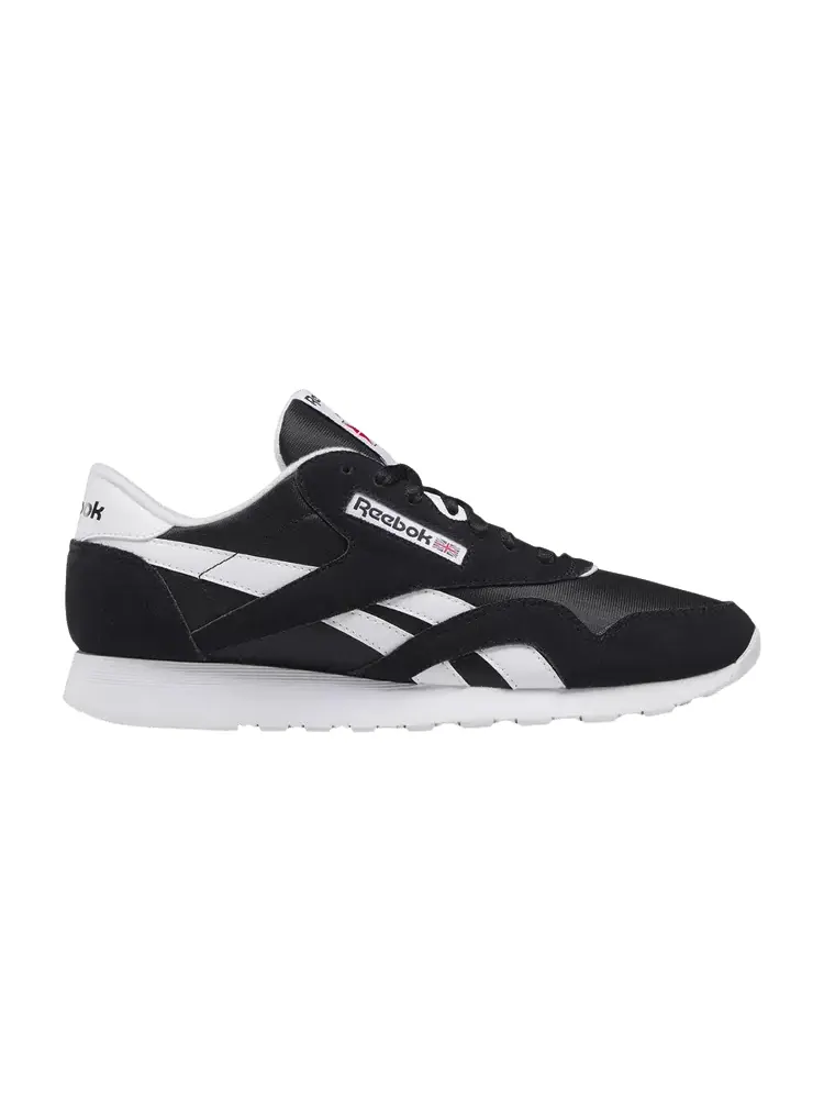 Кроссовки Reebok Classic Nylon Black White — изображение 1 из 1, черный
