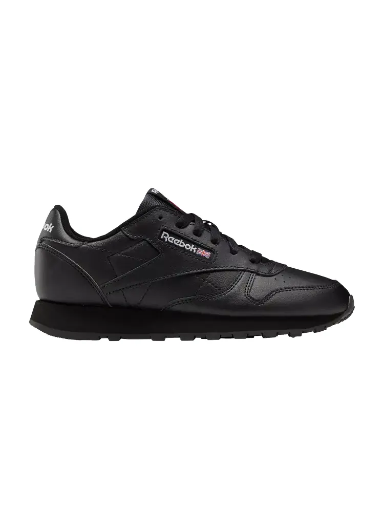 Кроссовки Reebok Classic Leather Big Kid — изображение 1 из 1, черный