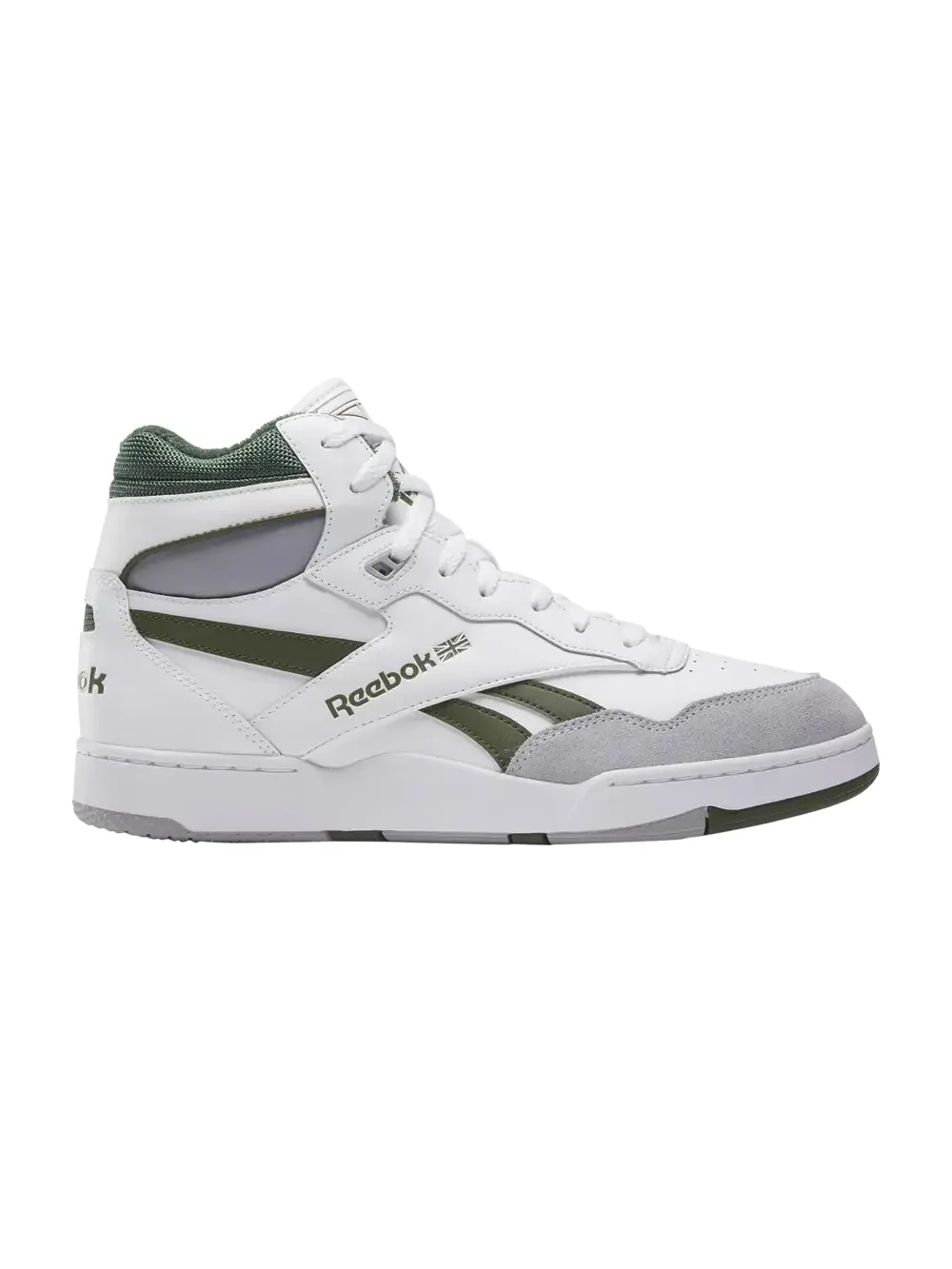 Кроссовки BB4000 2 Mid Reebok — изображение 1 из 1, белый/серый/зеленый
