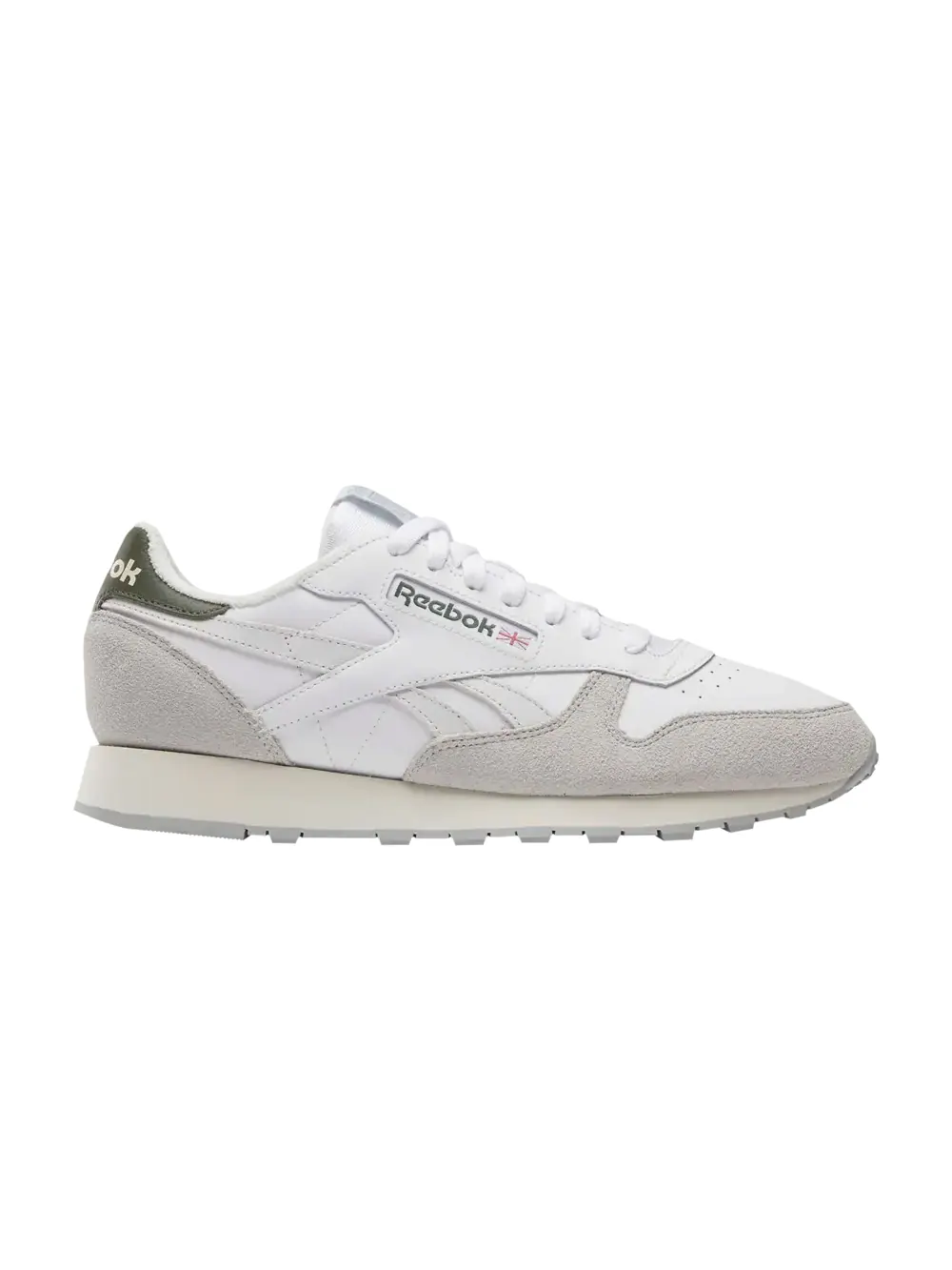 Кроссовки Classic Leather Reebok — изображение 1 из 1, белый//серый