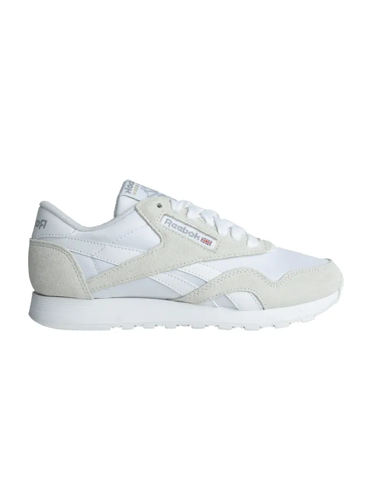 Кроссовки Reebok Wmns Classic Nylon 'Steely Fog' — изображение 1 из 1, белый