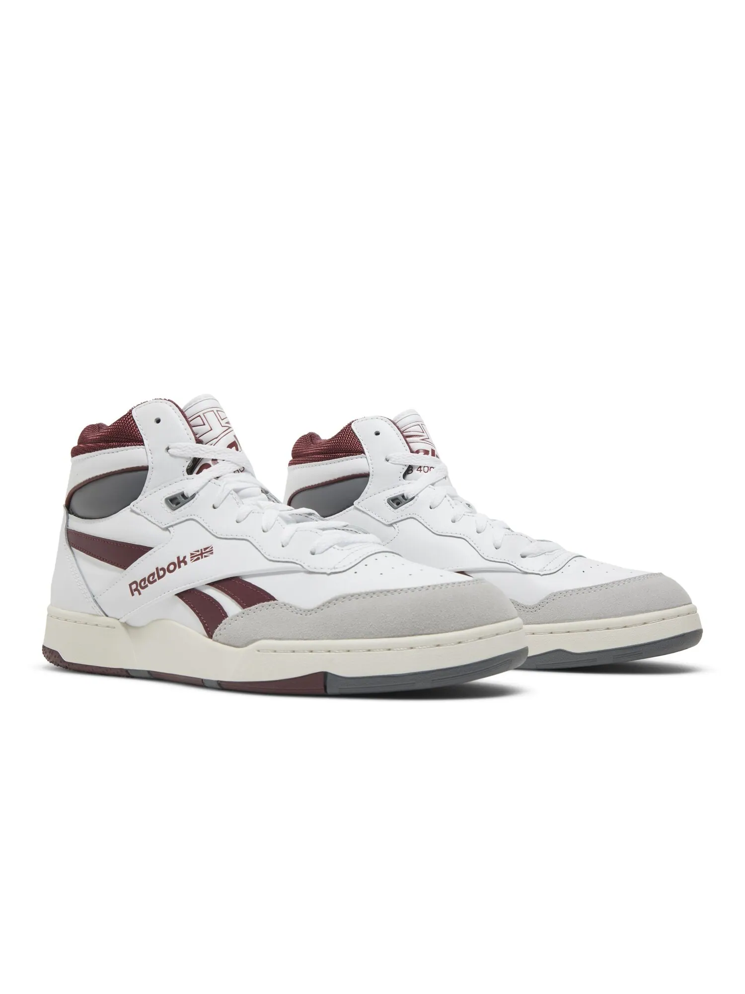 Кроссовки BB4000 2 Mid Reebok — изображение 8 из 8, белый/классический/серый
