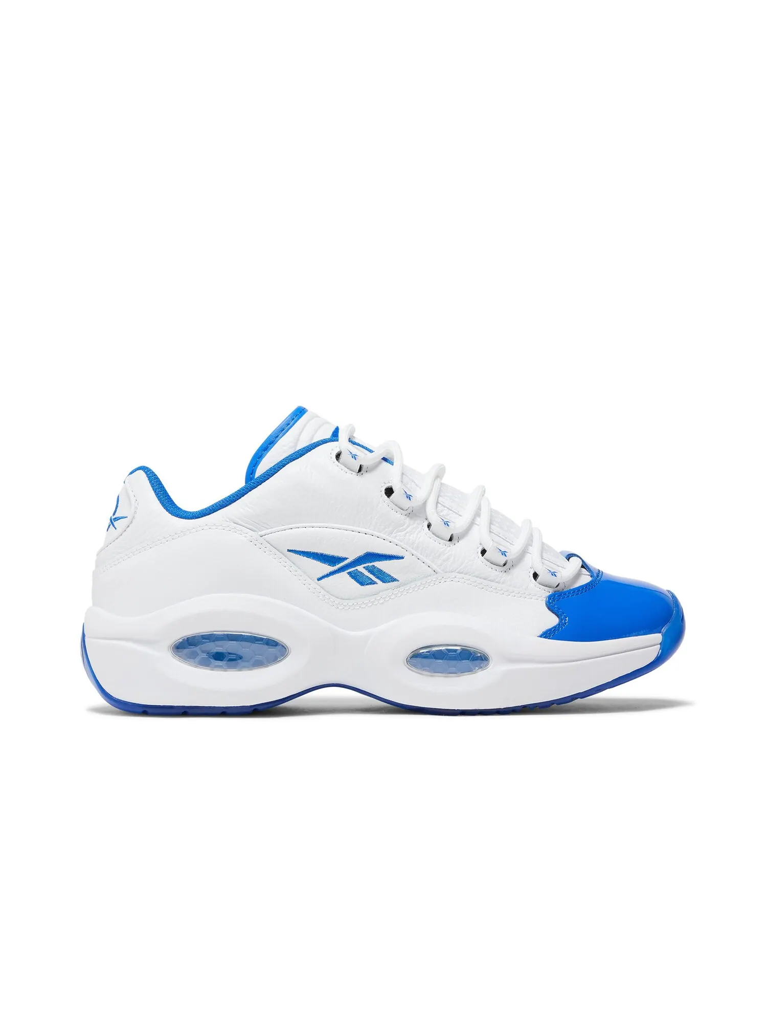 Кроссовки Question Low Reebok — изображение 1 из 8, белый//черный