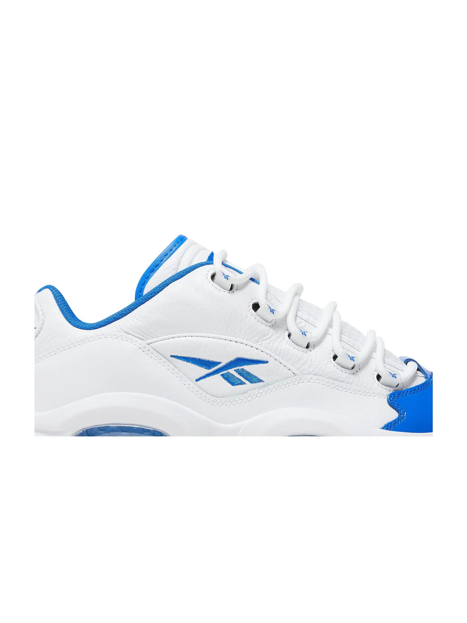 Кроссовки Question Low Reebok — изображение 2 из 8, белый//черный