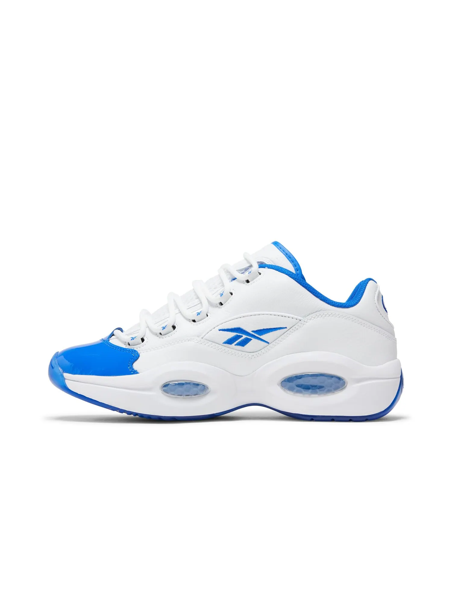 Кроссовки Question Low Reebok — изображение 3 из 8, белый//черный