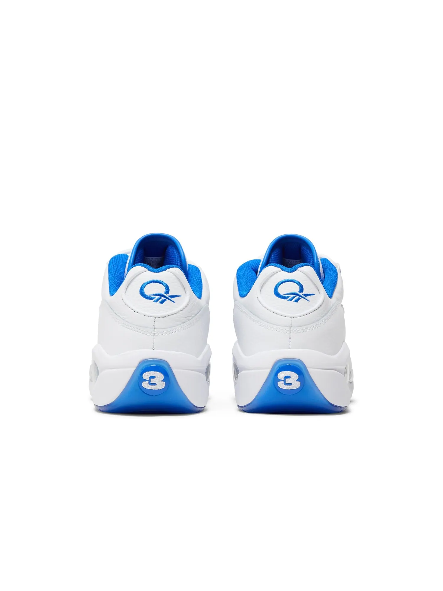 Кроссовки Question Low Reebok — изображение 6 из 8, белый//черный