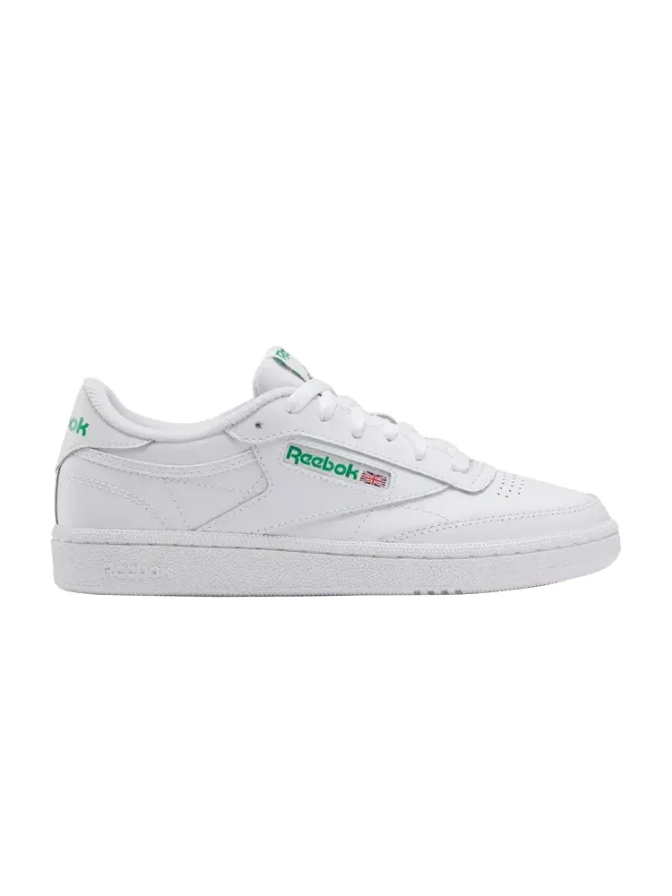 Кроссовки Reebok Wmns Club C 85 — изображение 1 из 1, белый зеленый