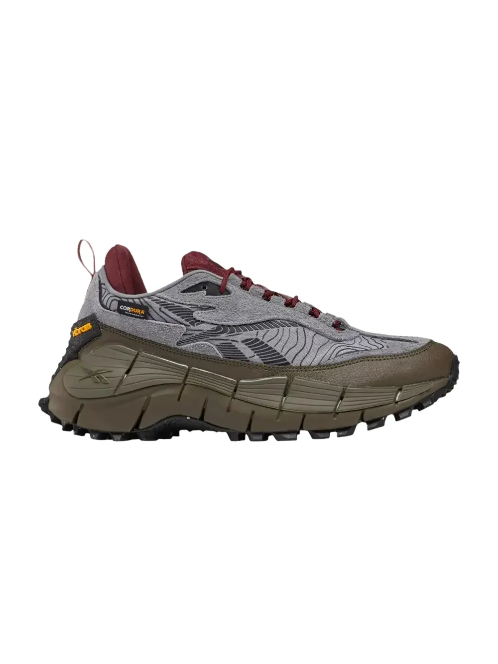 Кроссовки Zig Kinetica 2.5 Edge Reebok — изображение 1 из 1, серый/серый/серый