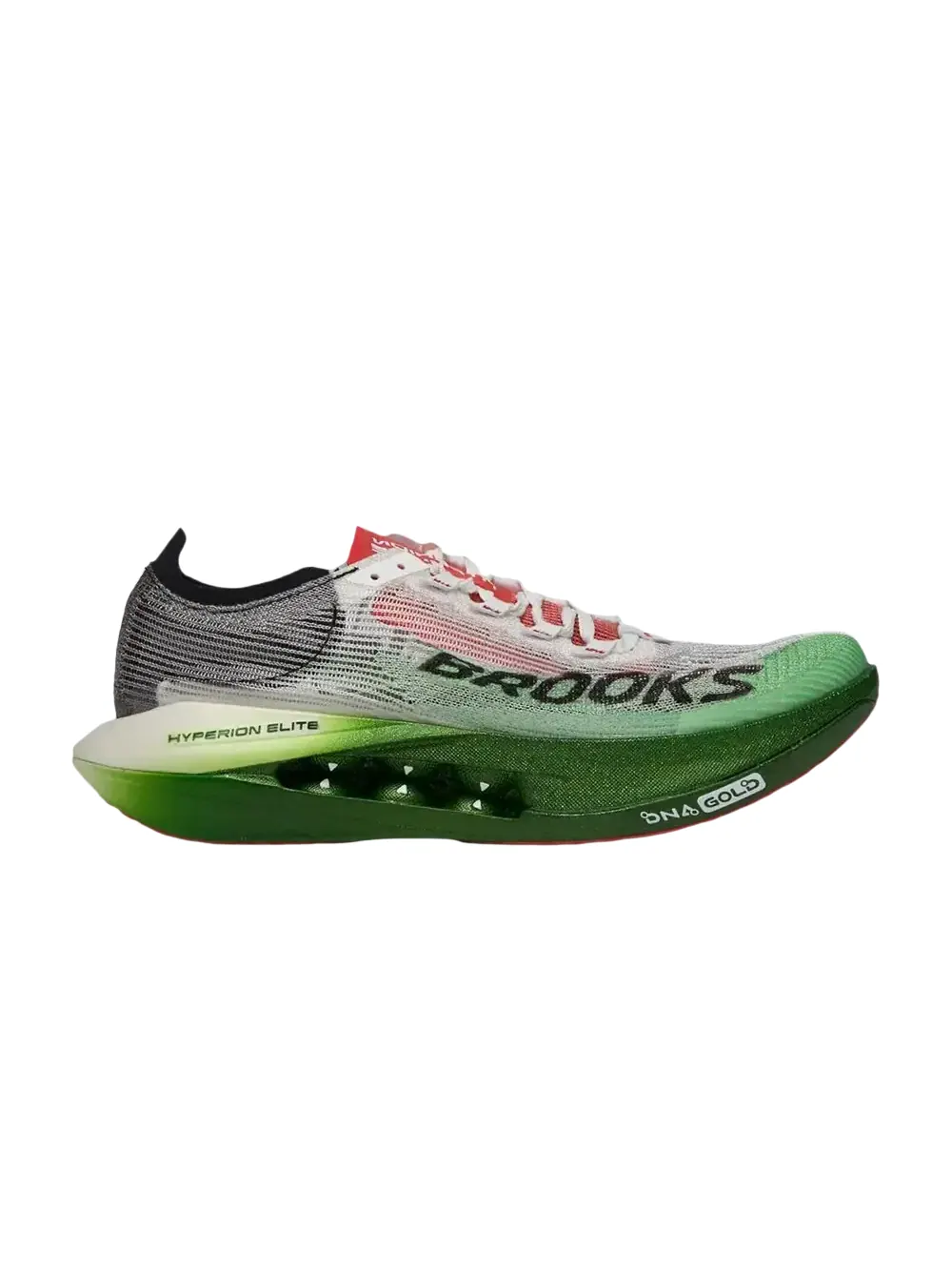 Кроссовки Brooks Hyperion Elite 5 — изображение 1 из 1, красный/черный/зеленый