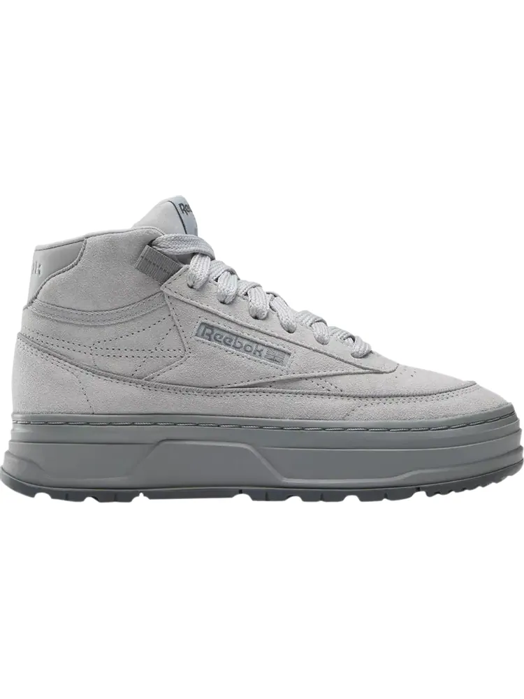 Кроссовки Wmns Club C Geo Mid 'Pure Grey' — изображение 1 из 1, серый