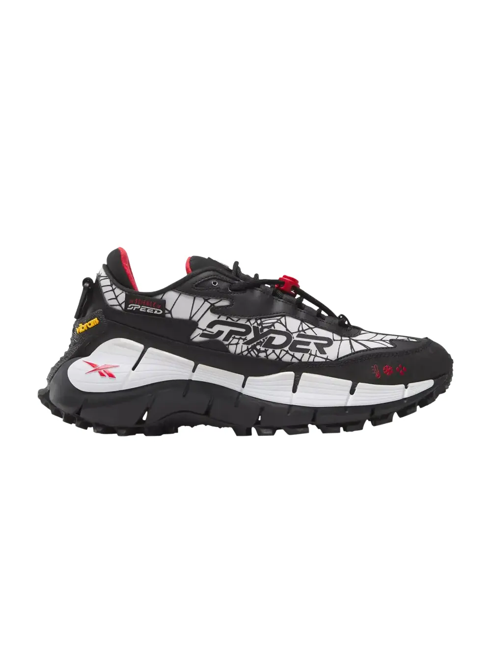 Кроссовки Spyder x Zig Kinetica 2.5 Edge Reebok — изображение 1 из 1, белый/черный