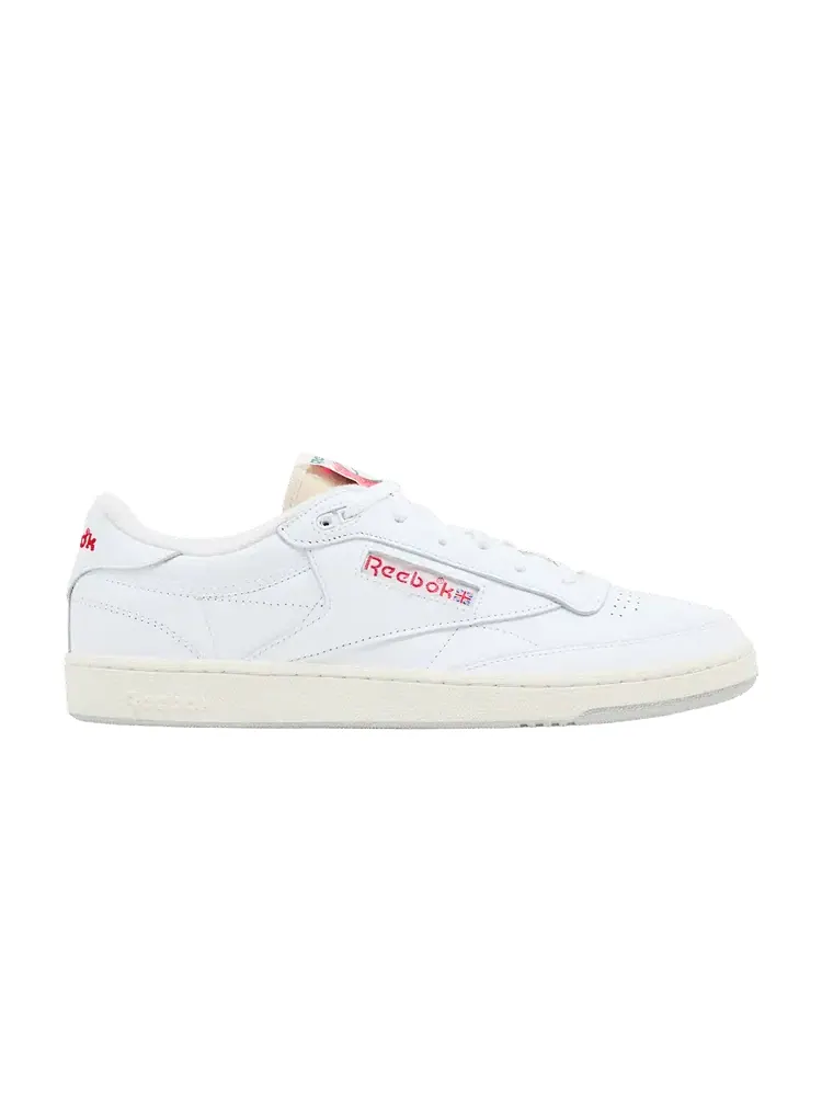 Кроссовки Reebok Club C 85 Vintage 'White Vector Red' — изображение 1 из 9, белый//красный