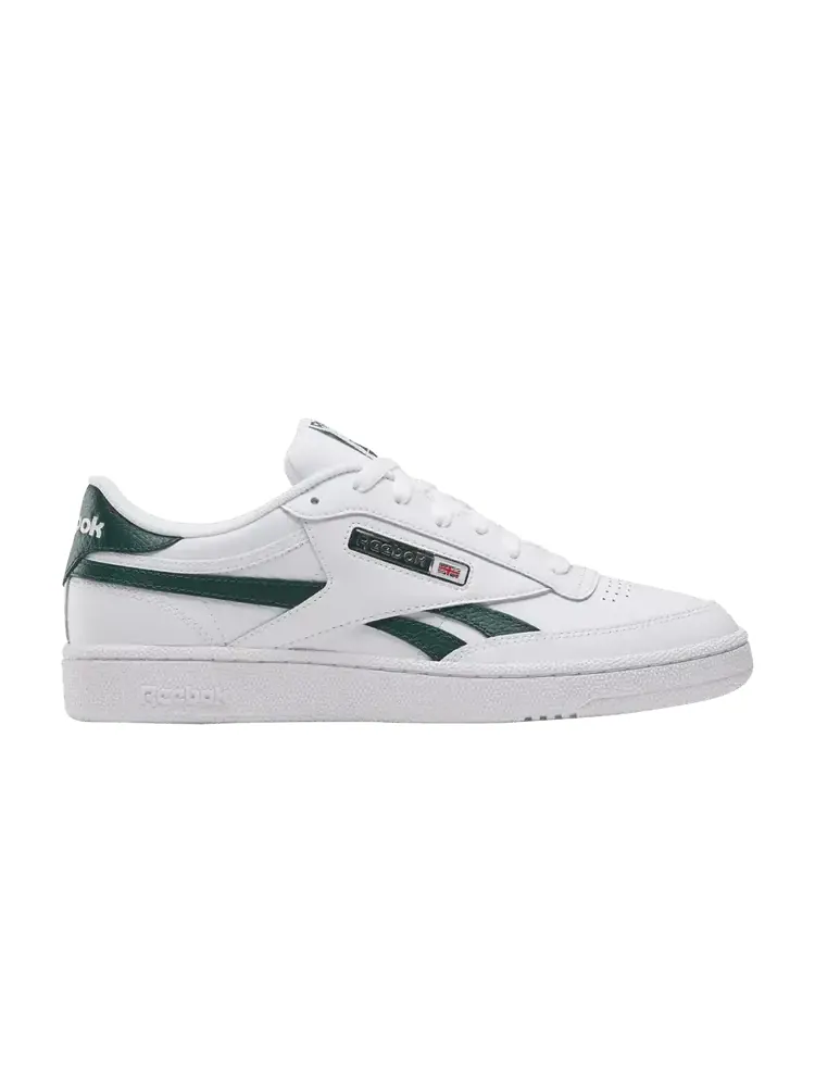 Кроссовки Reebok Club C Revenge 'White Collegiate Green' — изображение 1 из 1, белый/зеленый/белый