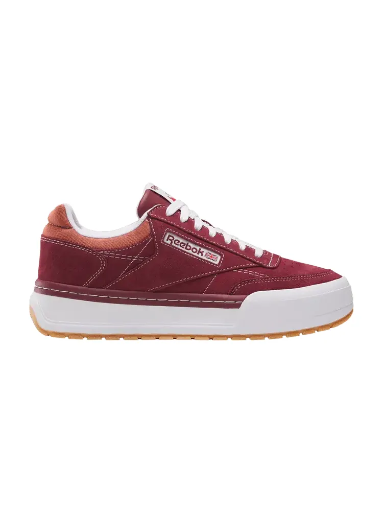 Кроссовки Reebok Club C Megacourt Rich Maroon — изображение 1 из 1, красный