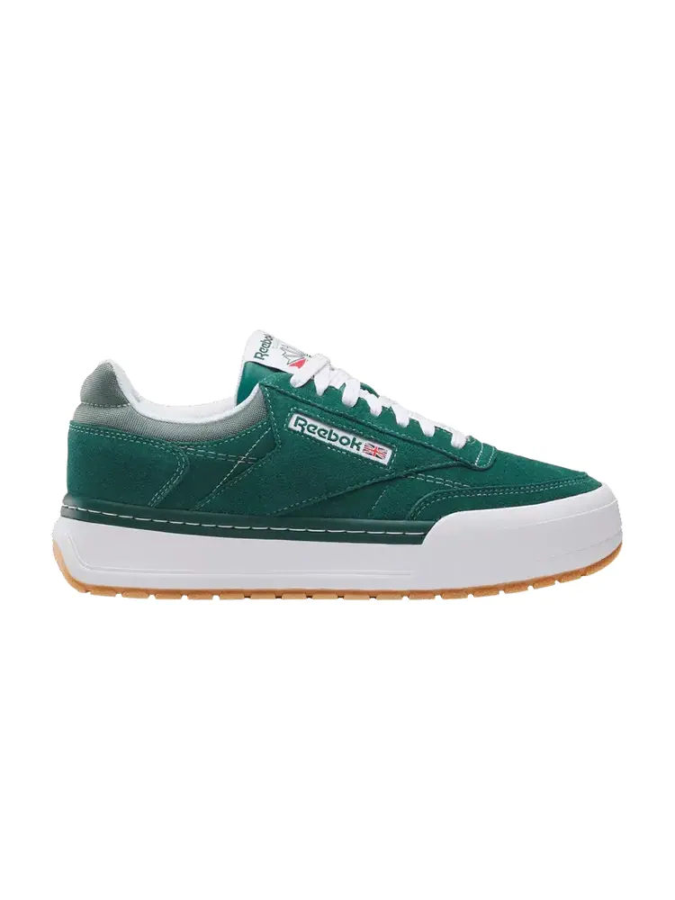 Кроссовки Reebok Club C Megacourt Collegiate Green — изображение 1 из 1, зеленый