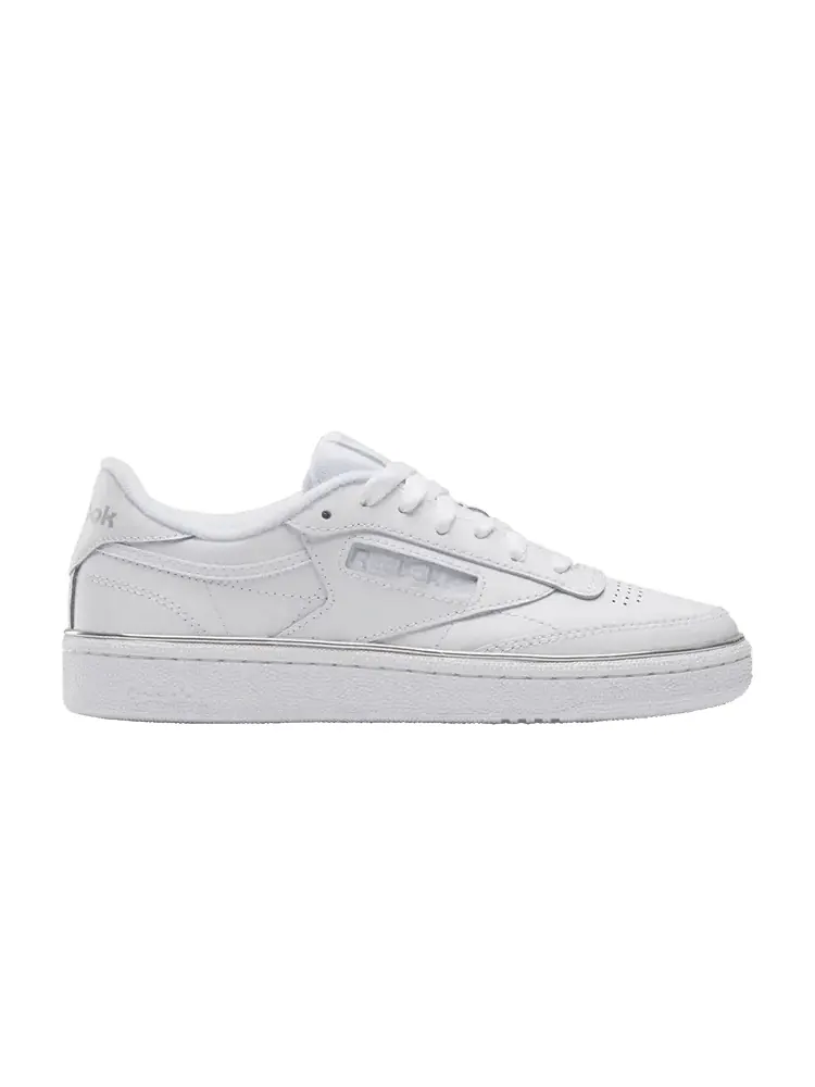 Кроссовки Reebok Wmns Club C 85 White Metallic Band — изображение 1 из 1, белый металлик
