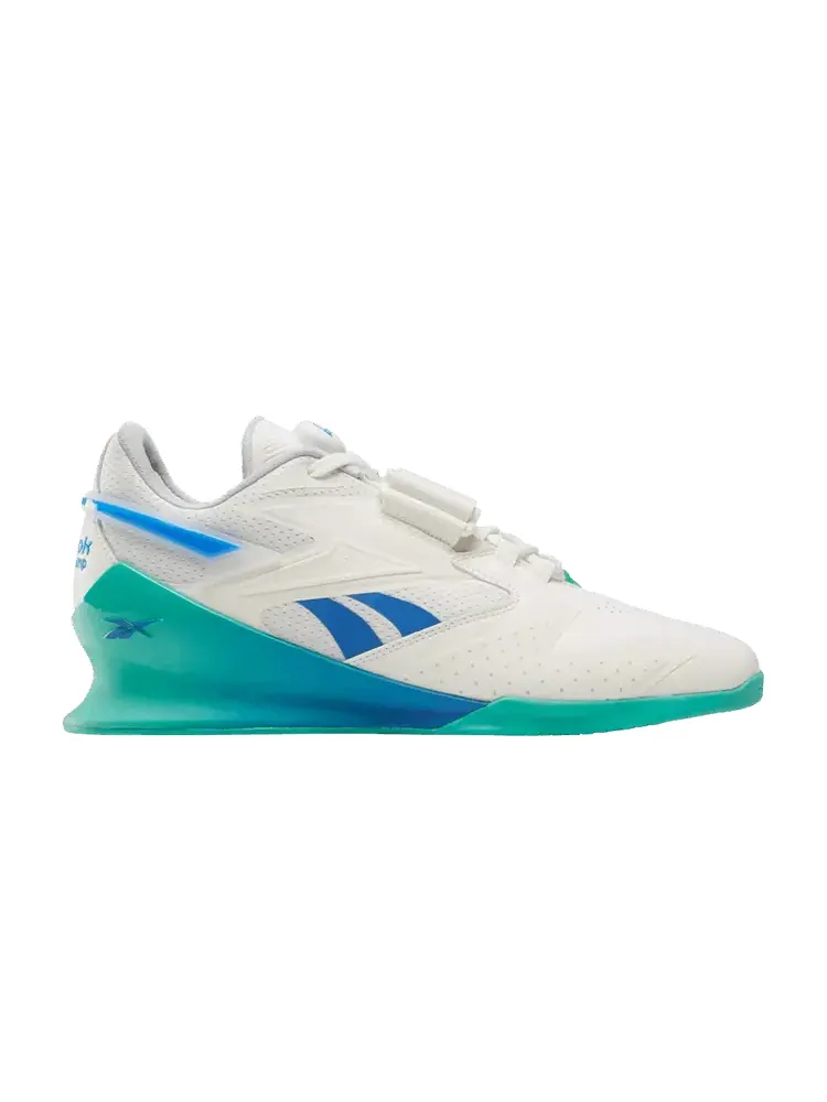 Кроссовки Reebok Legacy Lifter 3 Chalk Unleashed Green Blue — изображение 1 из 1, кремовый