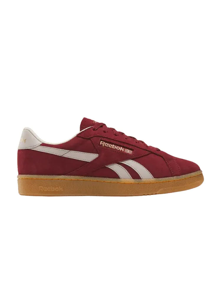 Кроссовки Reebok Club C Grounds UK Rich Maroon — изображение 1 из 1, красный