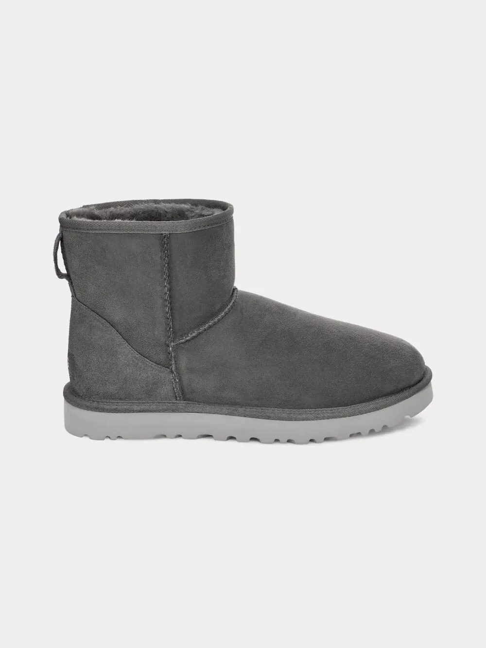 Мужские низкие ботинки UGG из овчины — изображение 1 из 4, темно-серые
