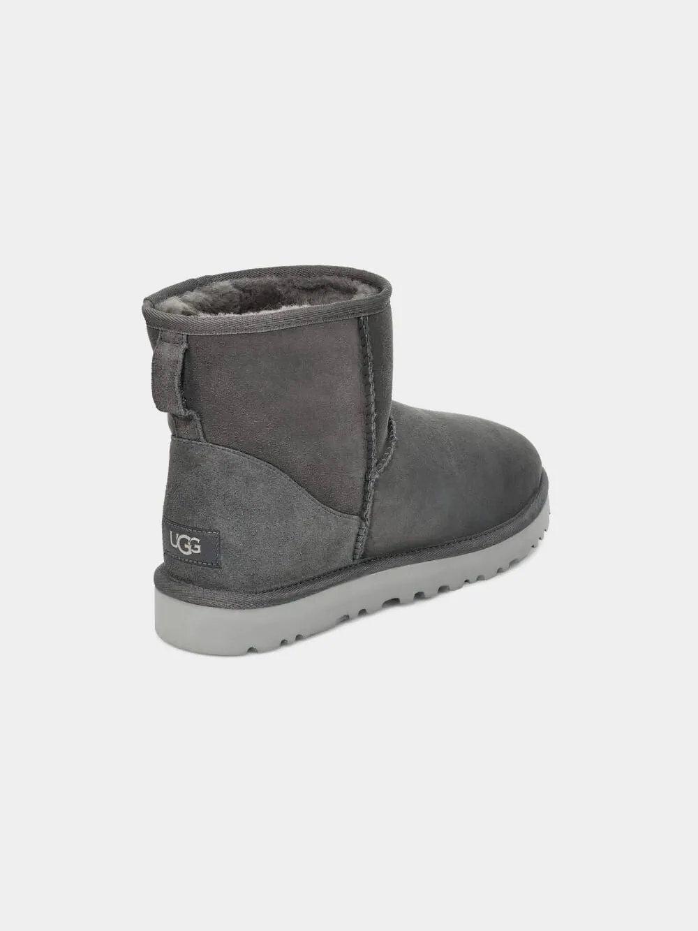 Мужские низкие ботинки UGG из овчины — изображение 4 из 4, темно-серые