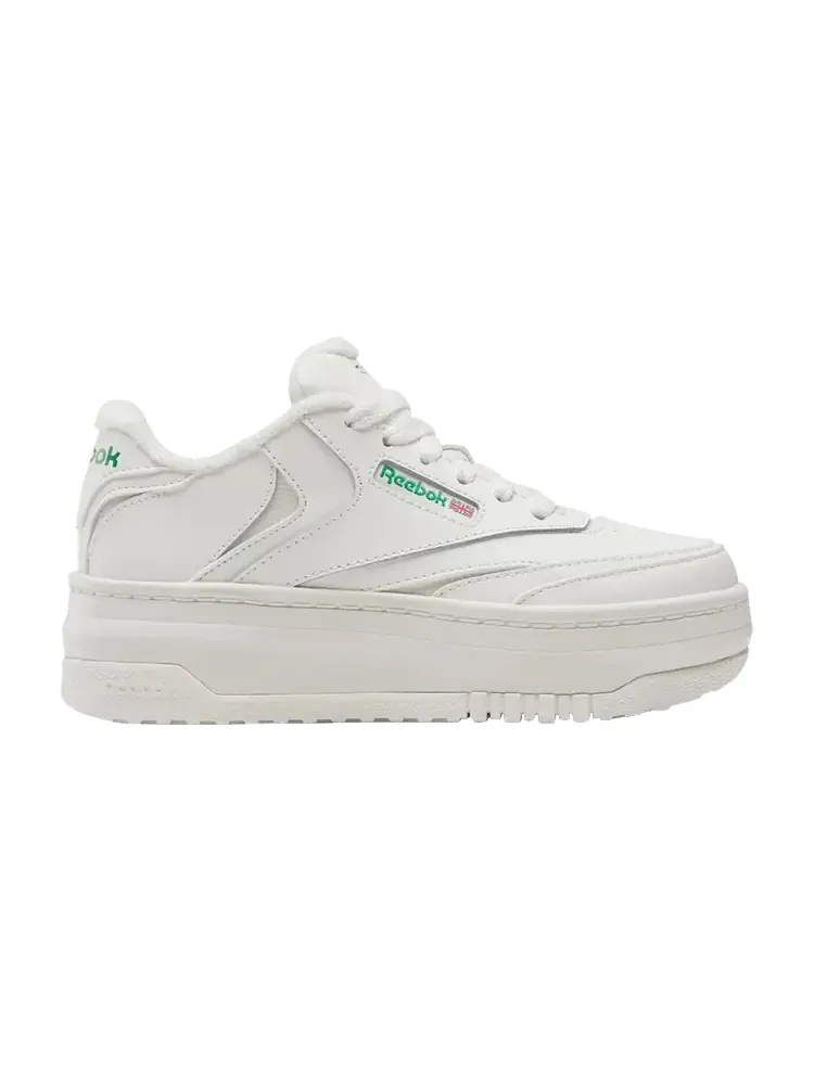 Кроссовки Reebok Club C Extra Little Kid Chalk Glen Green — изображение 1 из 1, зеленый